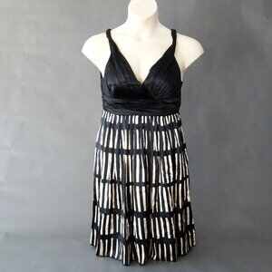 DNKY black and white striped Dress